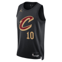 Darius Garland #10 Maillot de déclaration noir des Cleveland Cavaliers