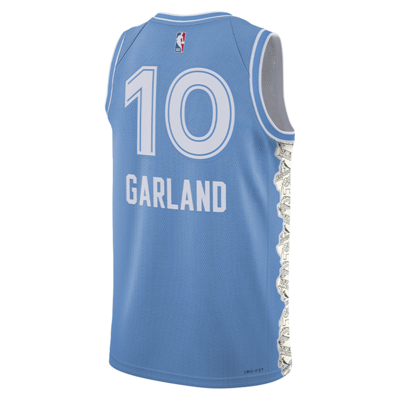 Darius Garland #10 Maillot Cleveland Cavaliers Blue City Edition