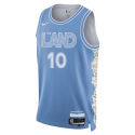 Darius Garland #10 Maillot Cleveland Cavaliers Blue City Edition