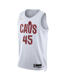 Donovan Mitchell #45 Maillot blanc de l'association des Cleveland Cavaliers