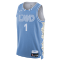 Max Strus #1 Maillot Cleveland Cavaliers Blue City Edition