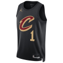 Max Strus #1 Maillot de déclaration noir des Cleveland Cavaliers