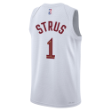 Max Strus #1 Maillot de l'association blanche des Cleveland Cavaliers