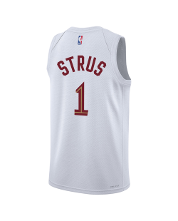 Max Strus #1 Maillot de l'association blanche des Cleveland Cavaliers