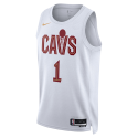 Max Strus #1 Maillot de l'association blanche des Cleveland Cavaliers