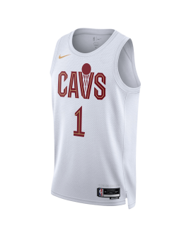 Max Strus #1 Maillot de l'association blanche des Cleveland Cavaliers