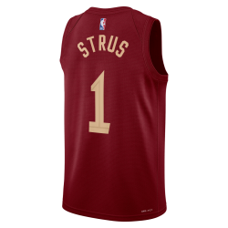 Max Strus #1 Maillot icône bordeaux des Cleveland Cavaliers