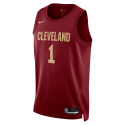 Max Strus #1 Maillot icône bordeaux des Cleveland Cavaliers