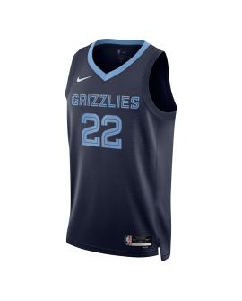 Desmond Bane #22 Maillot icône de la marine des Memphis Grizzlies