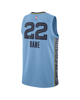 Desmond Bane #22 Maillot de déclaration bleu clair Memphis Grizzlies