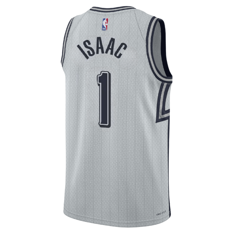 Jonathan Isaac #1 Maillot Orlando Magic Silver City Edition