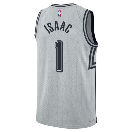 Jonathan Isaac #1 Maillot Orlando Magic Silver City Edition