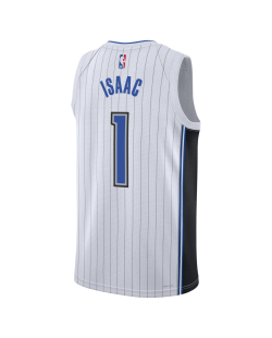 Jonathan Isaac #1 Maillot Orlando Magic White Association