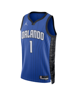 Jonathan Isaac #1 Maillot Orlando Magic Blue Statement