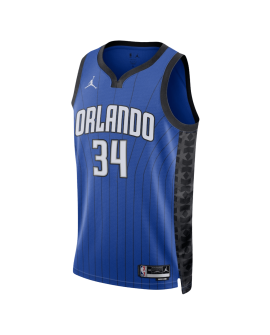 Wendell Carter Jr. #34 Maillot Orlando Magic Blue Statement