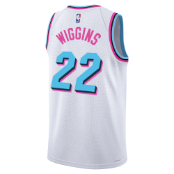 Andrew Wiggins #22 Maillot Miami Heat White City Edition