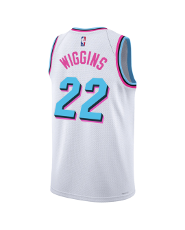Andrew Wiggins #22 Maillot Miami Heat White City Edition