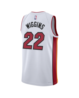 Andrew Wiggins #22 Maillot de l'association blanche du Miami Heat