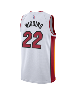 Andrew Wiggins #22 Maillot de l'association blanche du Miami Heat