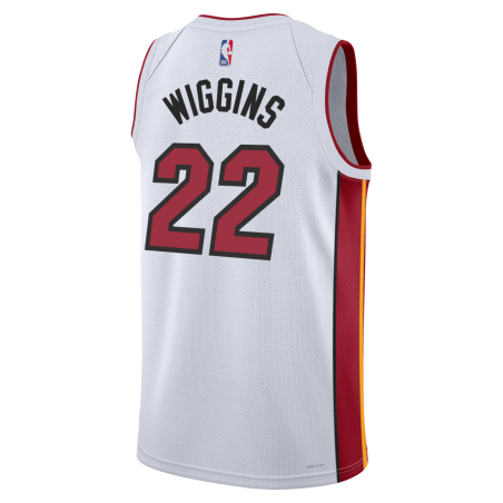Andrew Wiggins #22 Maillot de l'association blanche du Miami Heat