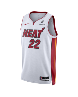 Andrew Wiggins #22 Maillot de l'association blanche du Miami Heat