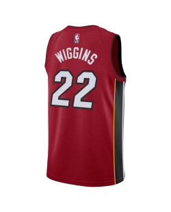 Andrew Wiggins #22 Maillot de déclaration rouge Miami Heat