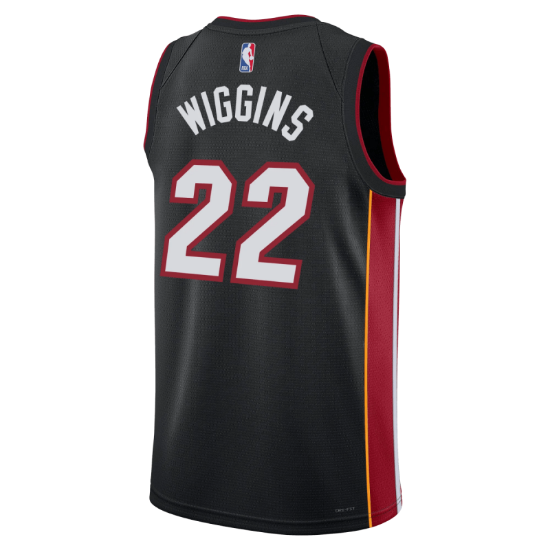 Andrew Wiggins #22 Maillot Icône Noir Miami Heat
