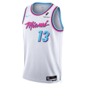 Bam Adebayo #13 Maillot Miami Heat White City Edition