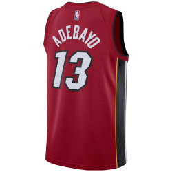 Bam Adebayo #13 Maillot de déclaration rouge Miami Heat