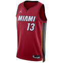 Bam Adebayo #13 Maillot de déclaration rouge Miami Heat