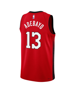 Bam Adebayo #13 Maillot Miami Heat Culture Red City Edition