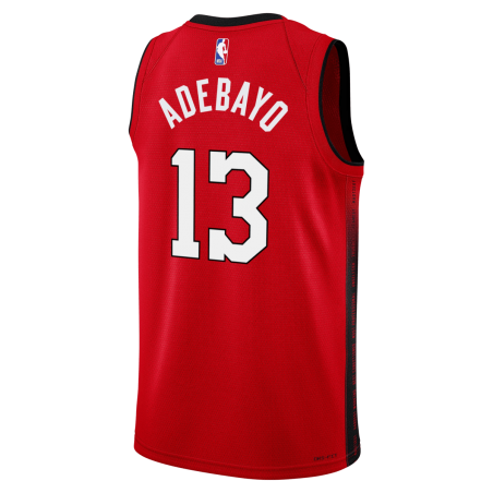 Bam Adebayo #13 Maillot Miami Heat Culture Red City Edition
