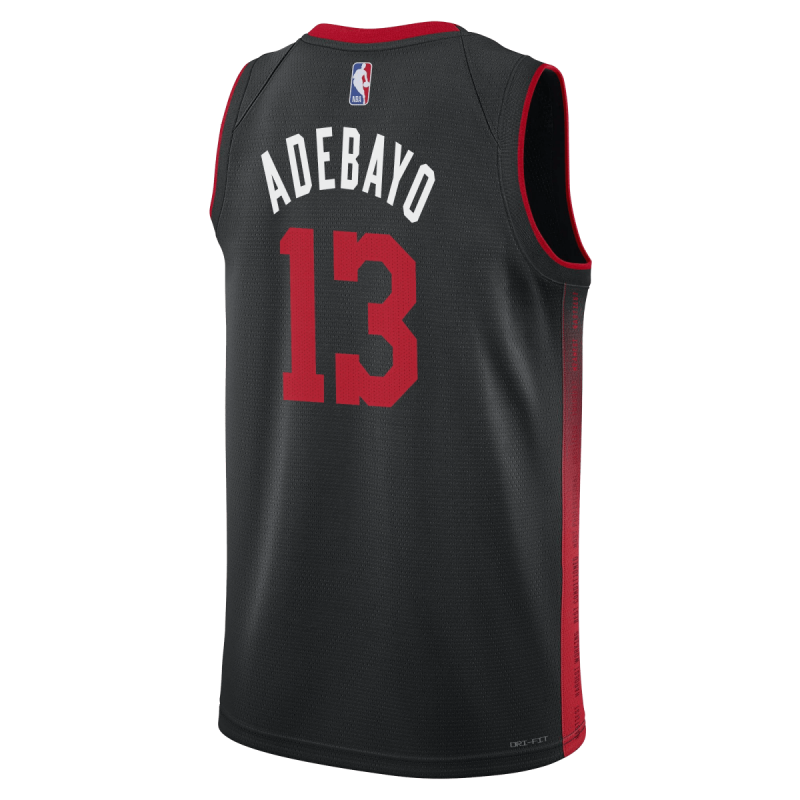 Bam Adebayo #13 Maillot Miami Heat Culture Black City Edition