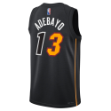 Bam Adebayo #13 Maillot Mashup noir Miami Heat