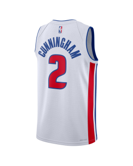 Cade Cunningham #2 Maillot blanc de l'association des Detroit Pistons