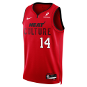 Tyler Herro #14 Maillot Miami Heat Culture Red City Edition