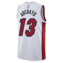 Bam Adebayo #13 Maillot blanc de l'association Miami Heat
