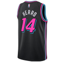 Tyler Herro #14 Maillot Miami Heat Noir Vice Nights