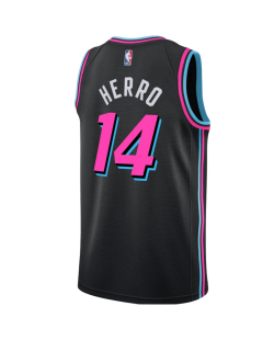 Tyler Herro #14 Maillot Miami Heat Noir Vice Nights
