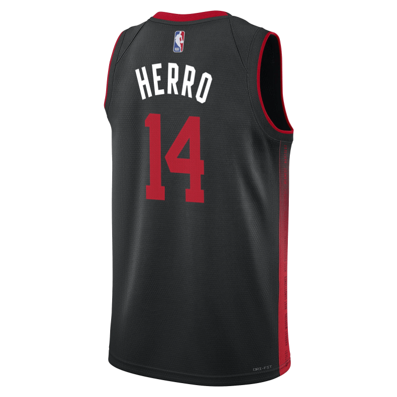 Tyler Herro #14 Maillot Miami Heat Culture Black City Edition