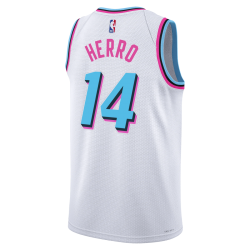 Tyler Herro #14 Maillot Miami Heat White City Edition