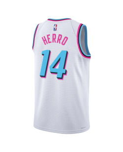 Tyler Herro #14 Maillot Miami Heat White City Edition