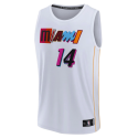 Tyler Herro #14 Maillot Mashup blanc Miami Heat
