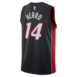 Tyler Herro #14 Maillot Icône Noir Miami Heat