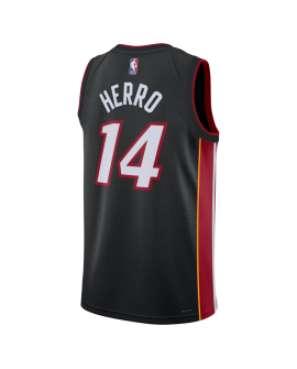 Tyler Herro #14 Maillot Icône Noir Miami Heat
