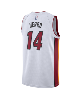 Tyler Herro #14 Maillot de l'association blanche du Miami Heat