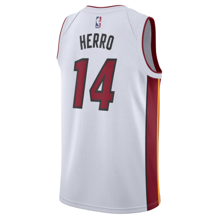 Tyler Herro #14 Maillot de l'association blanche du Miami Heat