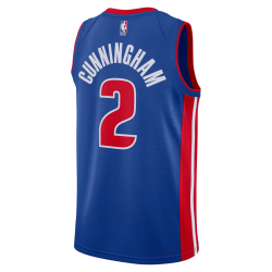 Cade Cunningham #2 Maillot Icon Bleu des Detroit Pistons