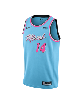 Tyler Herro #14 Maillot ViceWave bleu Miami Heat