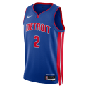 Cade Cunningham #2 Maillot Icon Bleu des Detroit Pistons